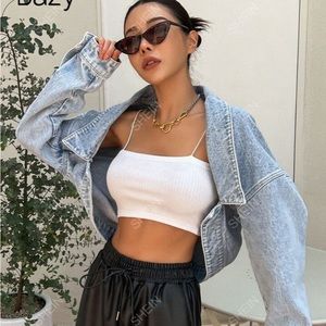 Day denim jacket size XL acid washed